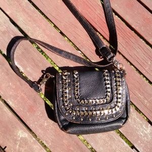 Under One Sky Distressed Messenger Crossbody